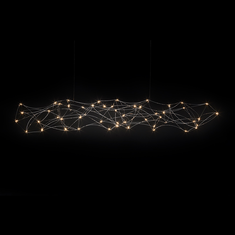 Tess by Quasar – 78 3/4″ x 11 13/16″ Suspension, Ambient offers quality European interior lighting design | Zaneen Design